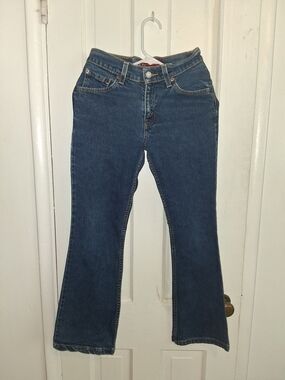 Levi's Navy Blue Flare Jeans
